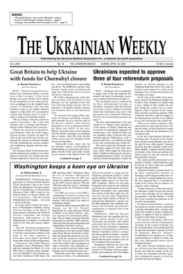 The Ukrainian Weekly 2000, No.16