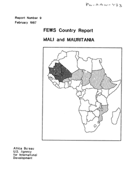 FEWS Country Report MALI and MAURITANIA