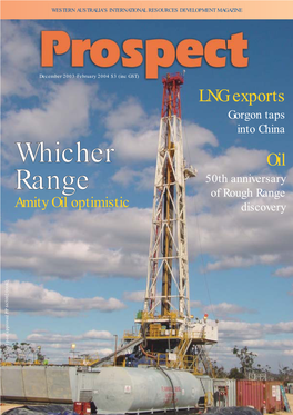 Whicher Range Near Western Australian Prospect Magazine Is Published Quarterly by the Western Australian Government’S Department of Industry and Busselton