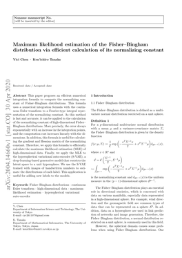 Maximum Likelihood Estimation of the Fisher-Bingham Distribution Via