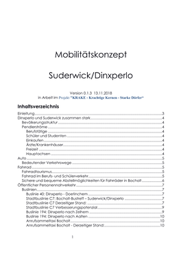 Mobilitätskonzept Dinxperwick 20181208