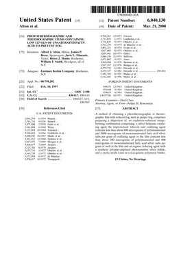 United States Patent (19) 11 Patent Number: 6,040,130 Alton Et Al