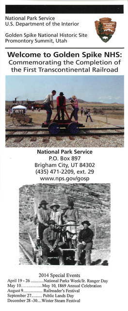 Golden Spike National Historic Site Promontory Summit, Utah