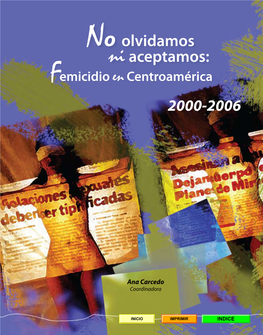 Femicidio En Centroamérica 2000