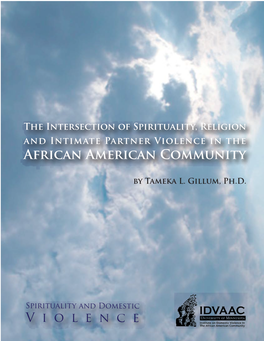 The Intersection of Spirituality, Religion, and Intimate Partner Violence in the African American Community