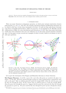 New Examples of Hexagonal Webs of Circles