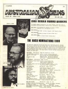 Australian SF News 18 Binns 1980-05