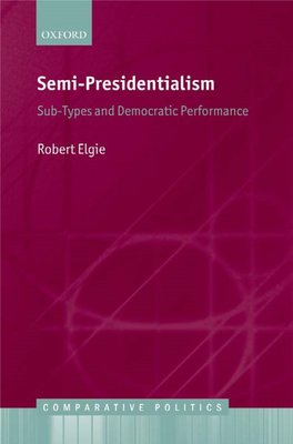 Elgie-Semi-Presidentialism.Pdf