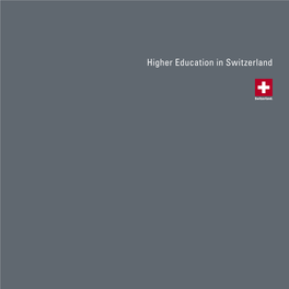 Higher Education in Switzerland