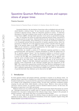 Spacetime Quantum Reference Frames and Superpositions