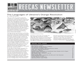 The Languages of Ukraine's Orange Revolution