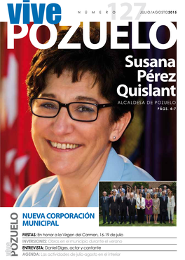 Susana Pérez Quislant ALCALDESA DE POZUELO PÁGS