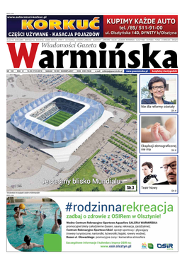 Wiadomości Gazeta Warmińska Nr