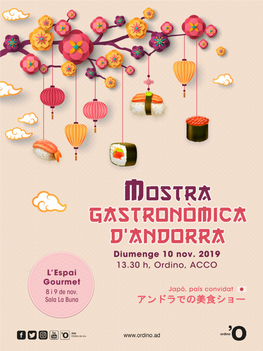 ORDINO MOSTRA GASTRONOMICA 2019:Layout 2.Qxd