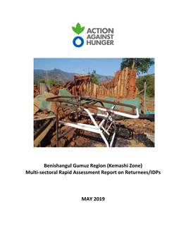 Benishangul Gumuz Region (Kemashi Zone) Multi-Sectoral Rapid Assessment Report on Returnees/Idps