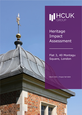 Heritage Impact Assessment