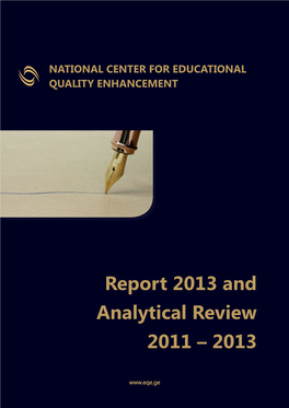 Report 2013 and Analytical Review 2011 – 2013