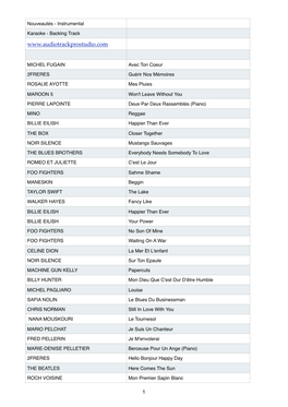 Liste Studio MIDI Auteur Copy.Numbers