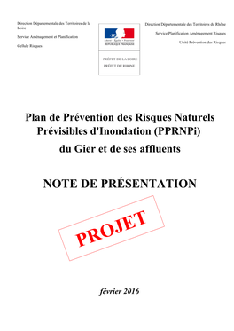 La Note De Presentation Projet.Pdf