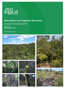 Metropolitan Coal Vegetation Monitoring, Longwalls 20-22 Spring 2018