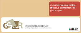 Demander Une Prestation Sociale, C'est Maintenant Plus Simple