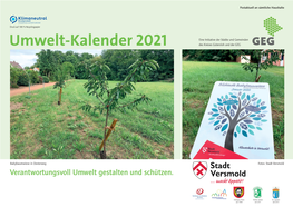 Umwelt-Kalender 2021