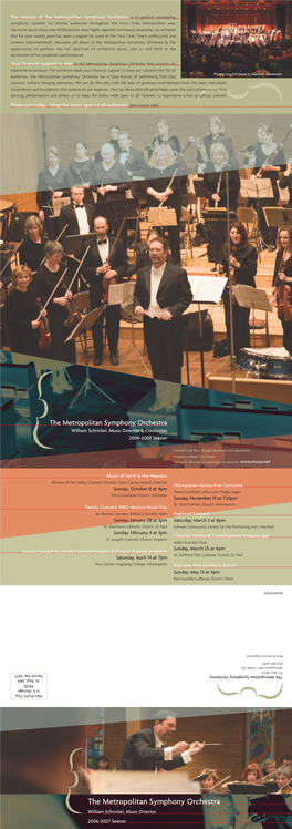 MSO 2006-2007 Season Brochure