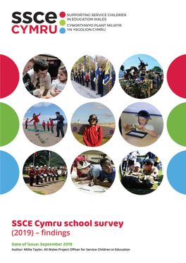 SSCE Cymru School Survey (2019) – Findings