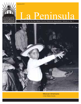 Mexican Americans in San Mateo County Table of Contents