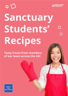 Sanctuary Students' Recipes Tasty Treats from Members of Our Team