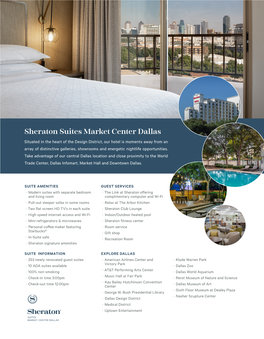 Sheraton Suites Market Center Dallas