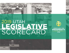 Utah 2019 Scorecard Bills