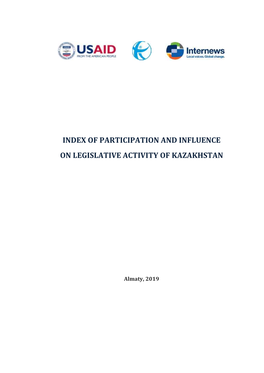 Index of Participation and Influence on Legislative Activity in the Field of 41 Sports 2.6