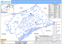 Pakistan: Satellite Image Analysis of Flooding in Mandi Bahauddin District, Punjab Province Ç