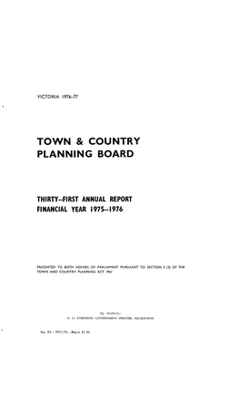 Town & Country Planning Board
