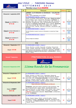 22Éme Rando De La Pommeraie