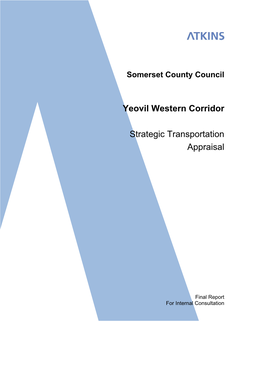 Yeovil Western Corridor Study 2006