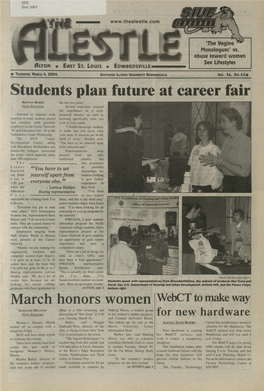 Students Plan Future at Career Fair