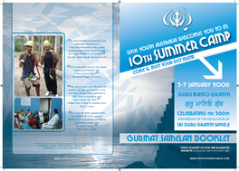 SYA Summer Youth Camp Booklet 2008