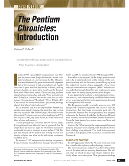 The Pentium Chronicles: Introduction