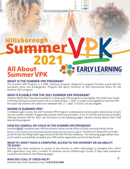 Summer VPK Locations