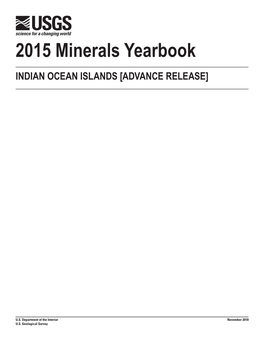 The Mineral Industry of the Indian Ocean Islands in 2015