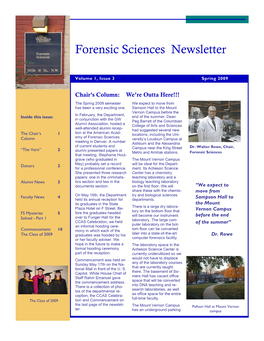 Forensic Sciences Newsletter
