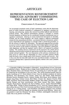 The Case of Election Law