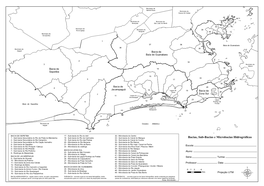 Bacias, Sub-Bacias E Microbacias Hidrográficas