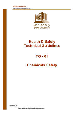 Health & Safety Technical Guidelines TG