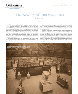 “The New Spirit” 100 Years Later by EVA GRATTA