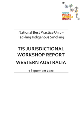 Tis Jurisdictional Workshop Report Western Australia