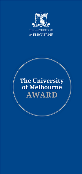 The University of Melbourne AWARD