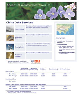 Speedwell China Data Services.Pdf